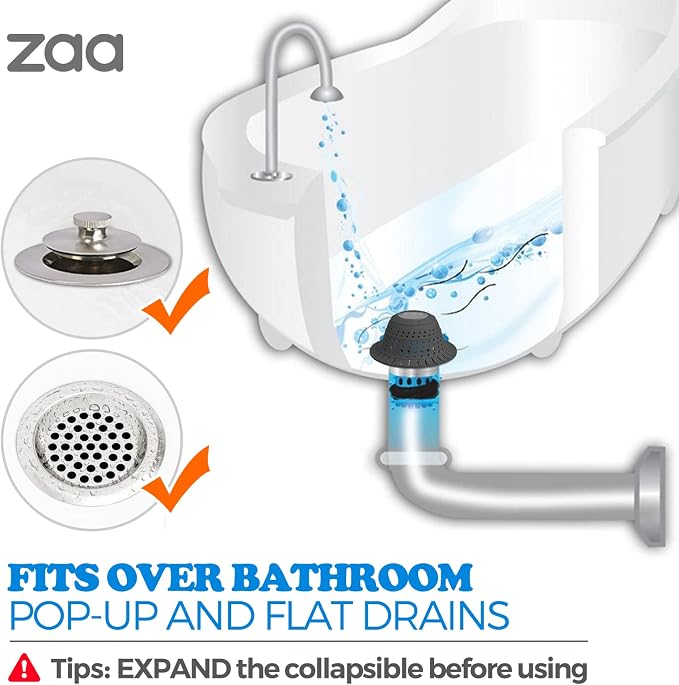 Shower Drain Hair Catcher Bathtub Drain Strainer Sink Drain Protector | - Image 4