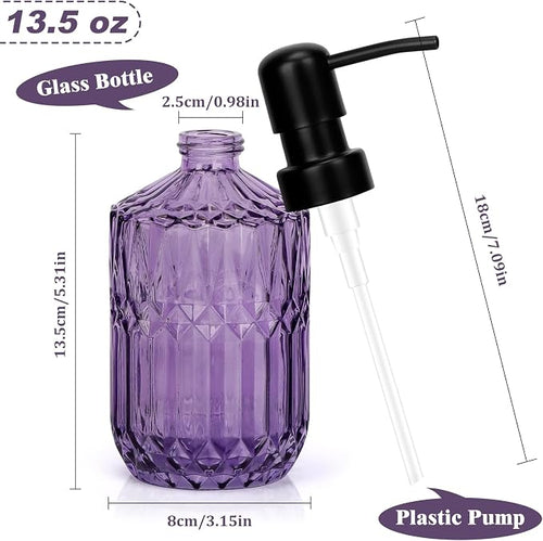 13.5oz Glass Soap Dispenser - Image 2