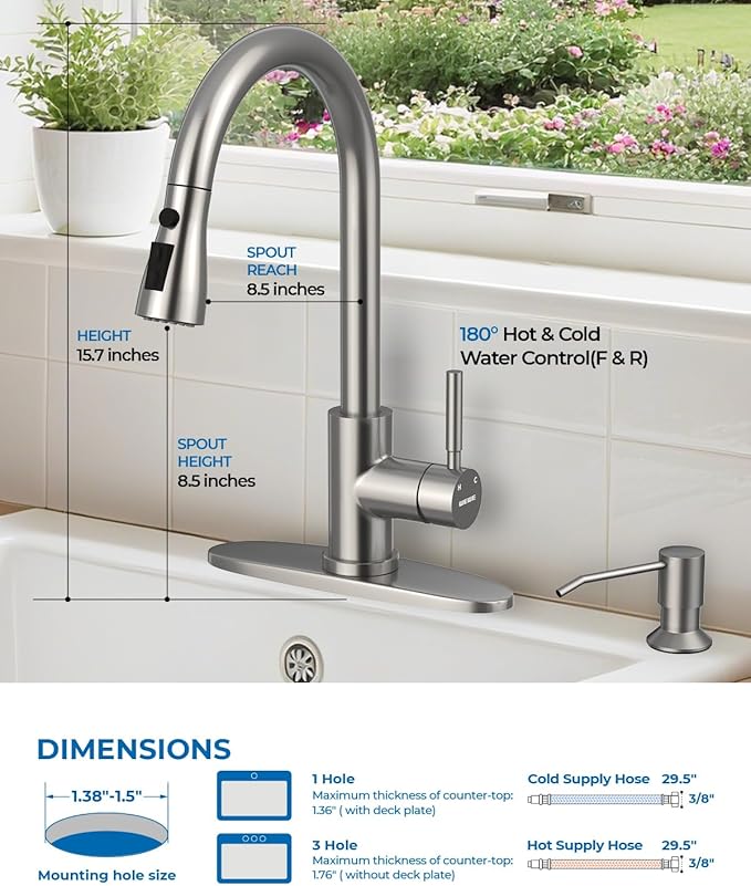 WEWE Touchless Kitchen Faucet - Image 2