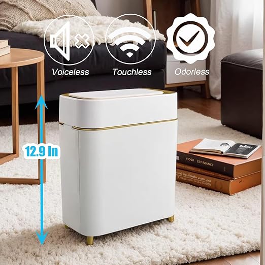 2-Pack - Automatic Compact Trash Can - Smart Garbage Can | Waste Basket - Image 7