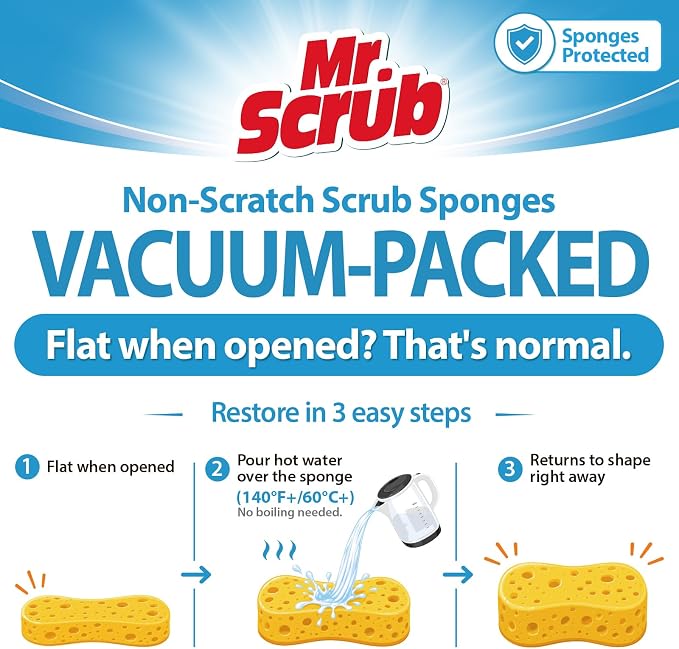 Mr. Scrub Sponges Kitchen Dish Sponge - Image 4