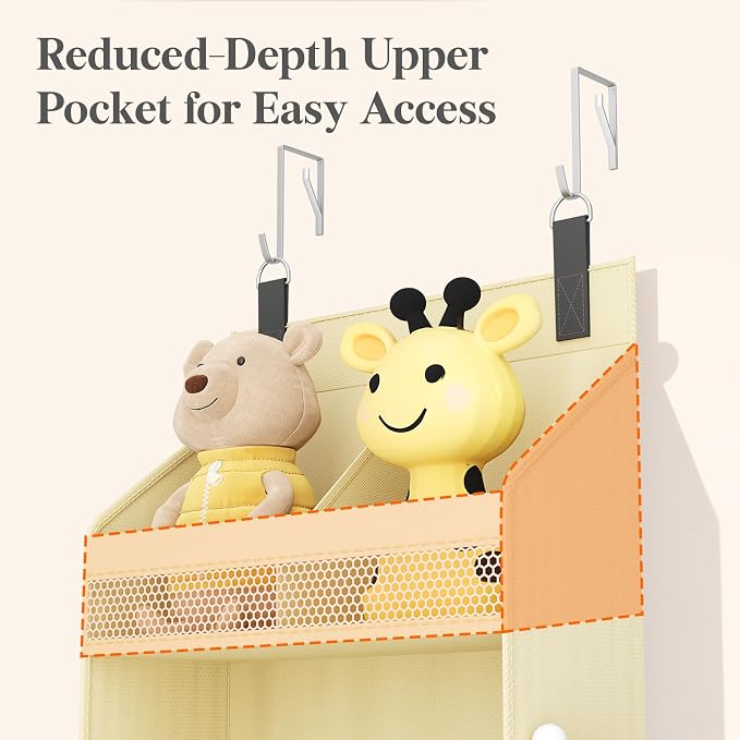 Lifewit 5 Tier Over the Door Organizer, Diaper Hanging Storage - Image 7