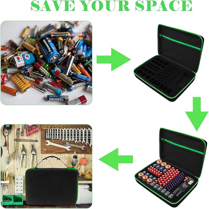 Battery Organizer Storage Case - Image 6