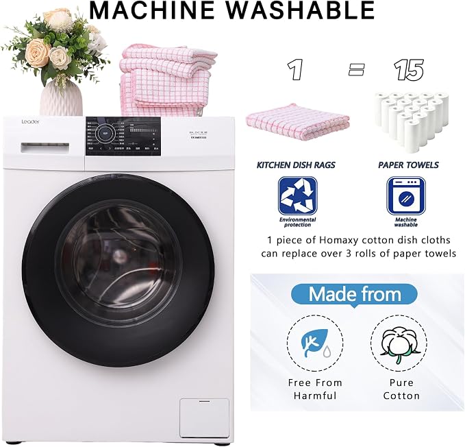 Kitinjoy Cotton 12 Pack Terry Kitchen Towels - Image 5