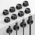 Lamicall 12 Pack Spring Cord Organizer Clips, Cable Management by Lamicall