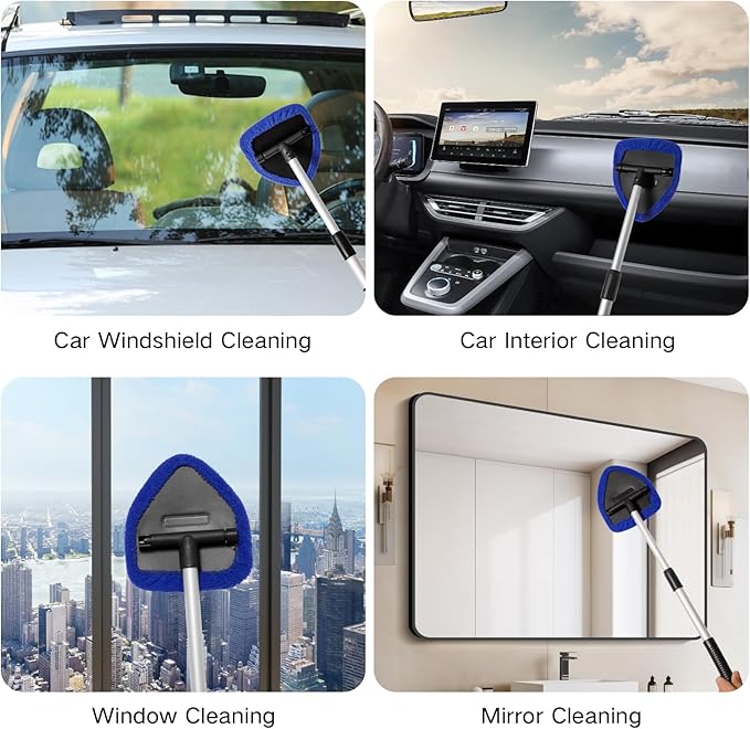 Qydipclin 7pcs Windshield Cleaner Tool Car Window Cleaning Wash Kit - Image 5