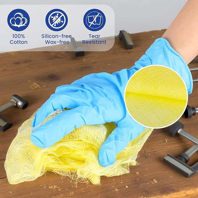 CAREGY 8Pcs Tack Cloth for Removing Dust from Woodworking | 18 x 36 Inches Dust - Image 3