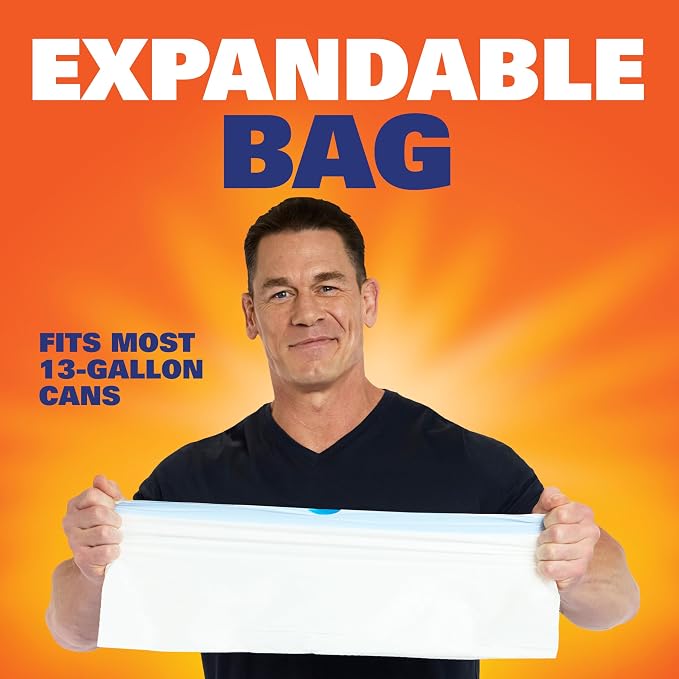Hefty Ultra Strong 13 Gal Kitchen Trash Bags, Fabuloso Citrus, 80ct | 13G Tall - Image 6