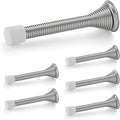 Ravinte Door Stoppers, 6 Pack Satin Nickel Spring Door Stops | Stoppers by Ravinte