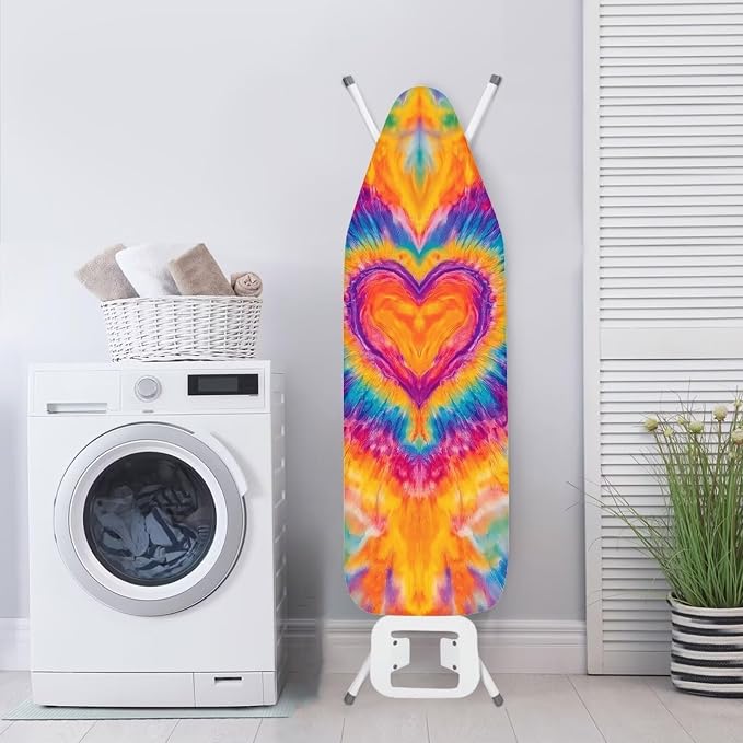 Tie dye Love Pattern Ironing Board Cover 18x58 Ironing Board Cover, Resist - Image 4