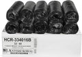 Aluf Plastics 33 Gal Black Trash Bags, 16 Micron, 16 Micron, Industrial by AlufPlastics