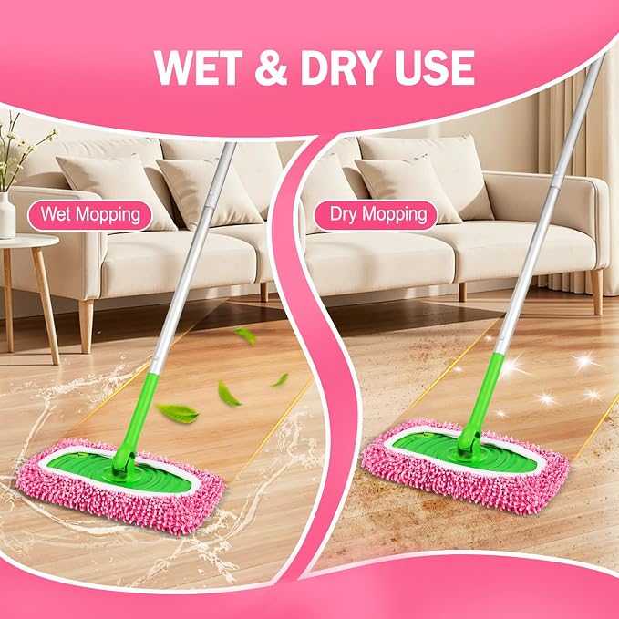 6 Pack Reusable Mop Pads Compatible - Image 5