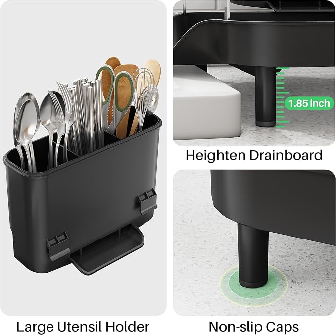 SAYZH Expandable Dish Drying Rack - Image 8