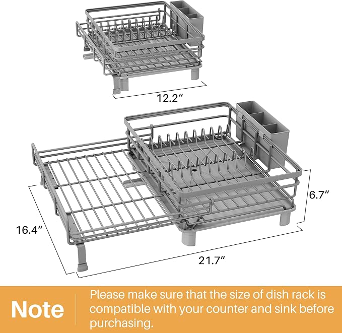 SNTD Expandable Dish Drying Rack - Image 2