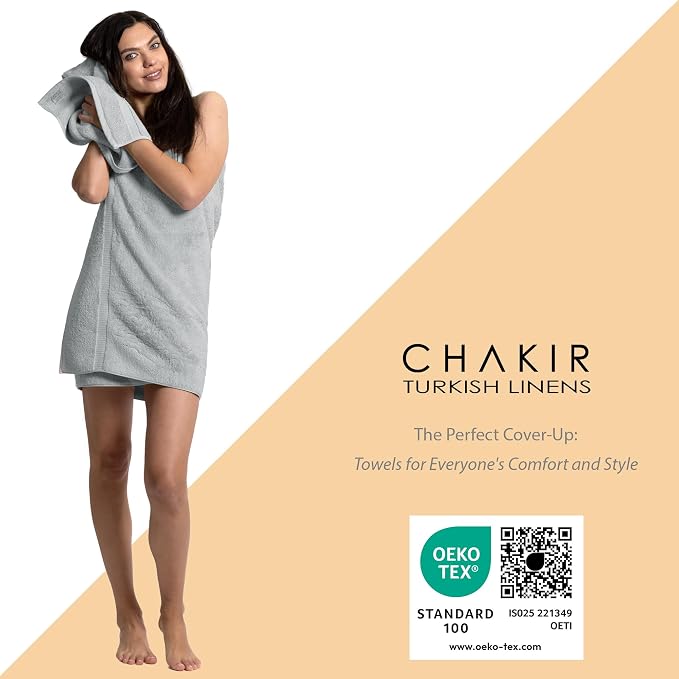 Chakir Turkish Linens, 100% Cotton Premium Quality Turkish Bath Sheets | - Image 3