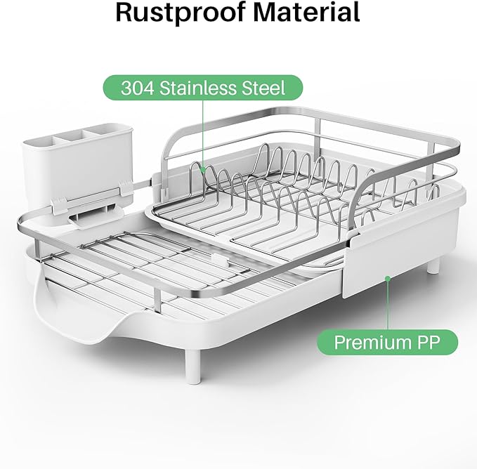 SNTD Expandable Dish Drying Rack - Image 4