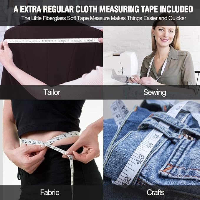 2PCS Tape Measure Body Measuring Tape 60inch, Retractable Measuring Tape - Image 7