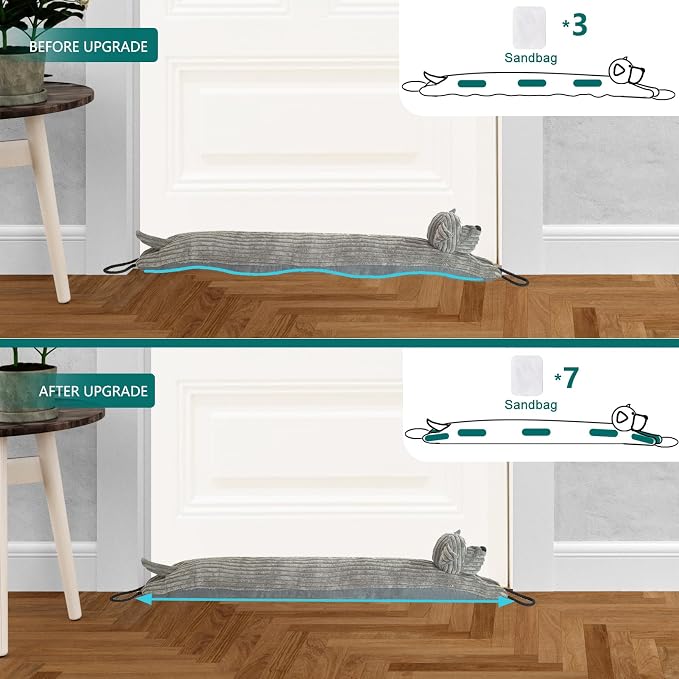 Under Door Draft Stopper Decorative Wind Stopper 36 inch - Image 4