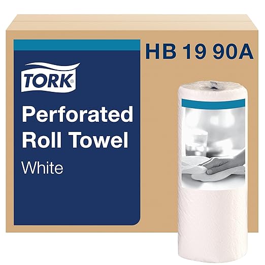 Tork HB1990A Perforated Paper Roll Towel, 30 Rolls, 84 per Roll by Tork