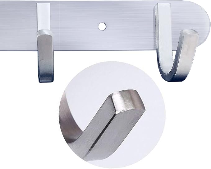 Wall Mounted Coat Hook Rack, 16-Inch - Image 6
