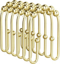 AmazerBath Shower Curtain Hooks Gold Shower Curtain Rings Rust Proof, Double by AmazerBath