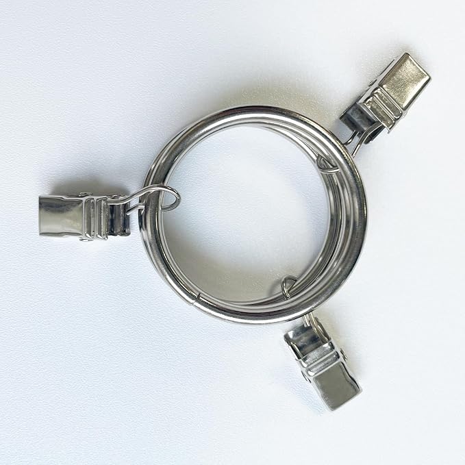 40 Pack Metal Curtain Rings - Image 8