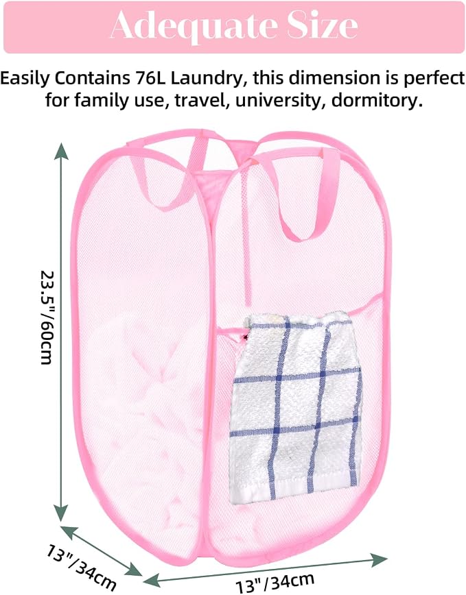 Durable Collapsible Laundry Baskets - Image 5