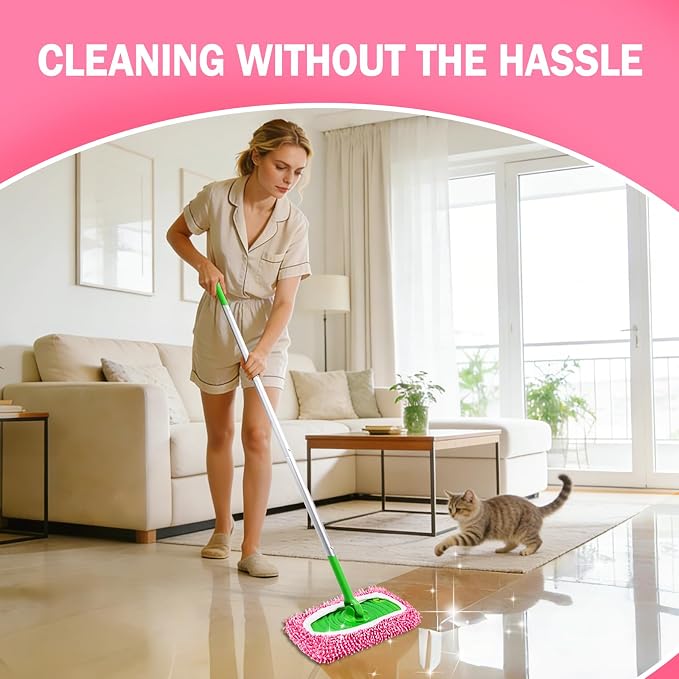 8 Pack Reusable Mop Pads Compatible - Image 8