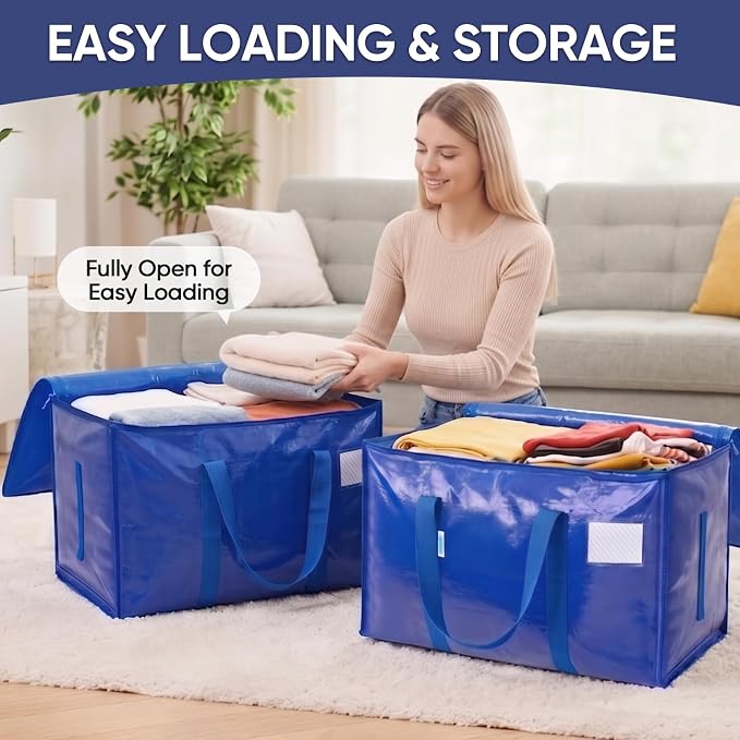 TICONN 12 Pack Extra Large Moving Bags Heavy Duty - Image 3