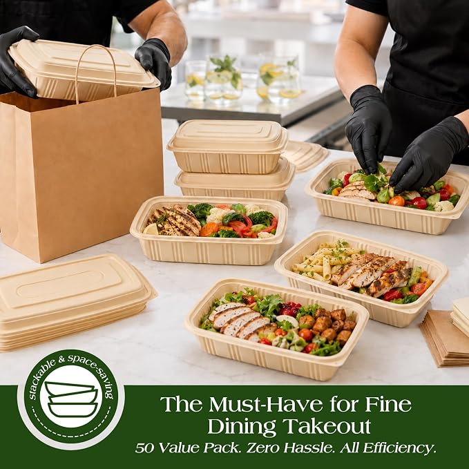 100 Piece Meal Prep Containers - Image 3