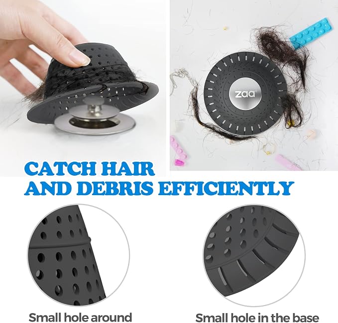 Shower Drain Hair Catcher Bathtub Drain Strainer Sink Drain Protector | - Image 5