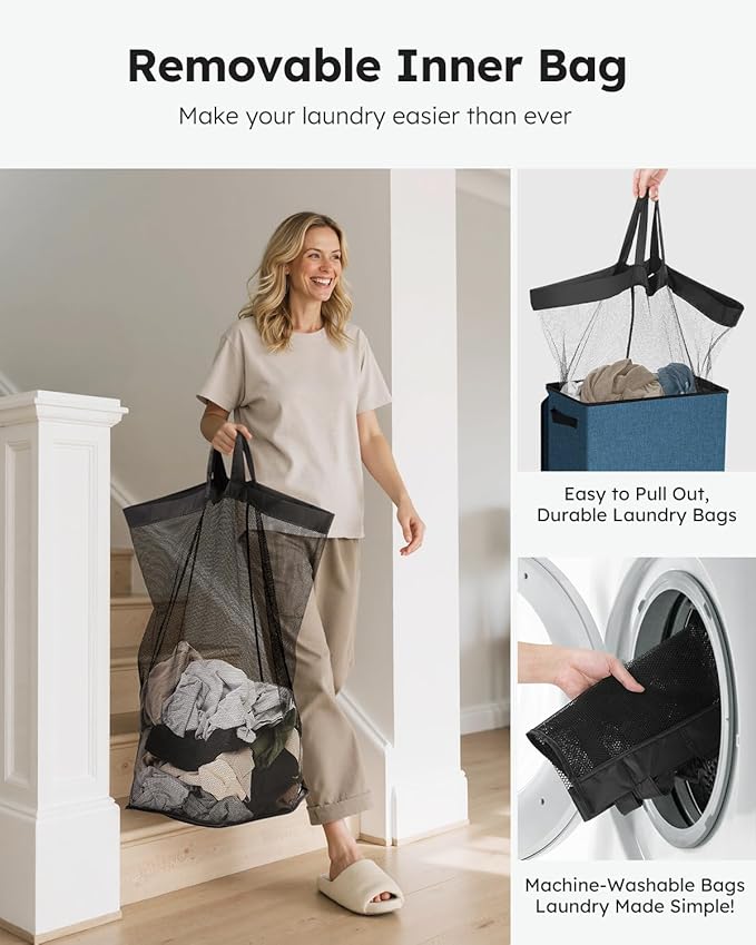 SOLEDI 100L Laundry Hamper - Image 4