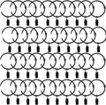40 Pack Openable Curtain Rings by Azmoncy