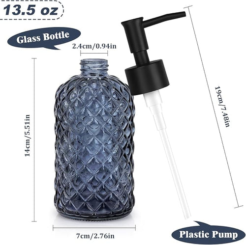 13.5oz Glass Soap Dispenser - Image 2