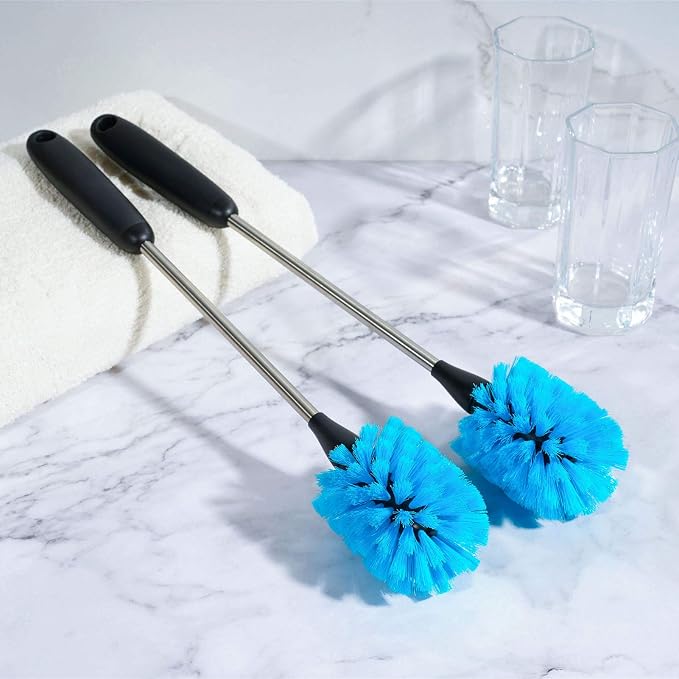 MOSOLAN Stainless Steel Water Bottle Cleaning Scrubbing Brush, 13 in-15 in | 2 - Image 4