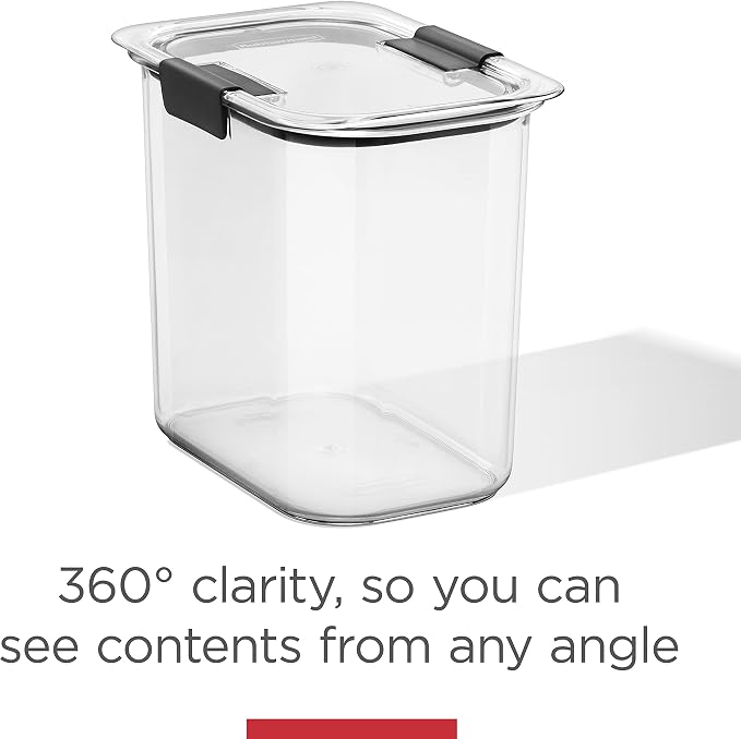 Rubbermaid Brilliance Pantry Food Storage Container Set, Airtight & Leak-Proof - Image 7