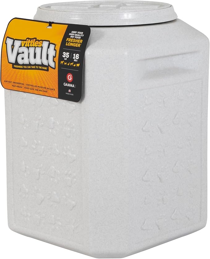 Vittles Vault Airtight Pet Food Storage Container + Scoop, Fits Up to 35lbs | - Image 3