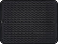 Silicone Dish Drying Mat, Non-Slip Easy Clean Sink Mat, Large Heat-resistant by MODENGKONGJIAN