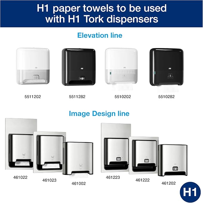 Tork Matic Soft Hand Towel Roll & Matic Paper Hand Towel Roll White H1 - Image 7