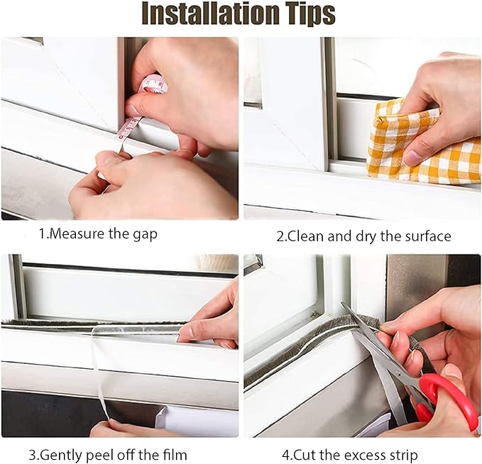 33 Ft Gray Self-Adhesive Soundproofing Weather Stripping - Image 6