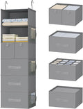 6-Shelf Hanging Closet Organizer by Bosuelife