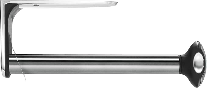 simplehuman Wall Mount Paper Towel Holder, Under-Cabinet or Wall Mounted Rack - Image 3
