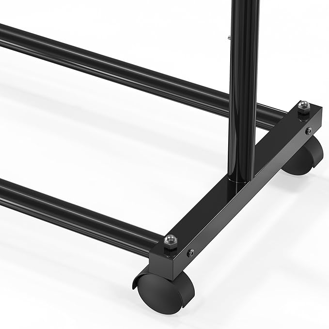 Simple Houseware Standard Rod Garment Clothing Rack, Extendable Width from 30 - Image 6