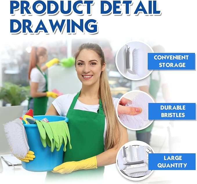 Lallisa 12 Pcs Scrub Brush Bulk - Image 4