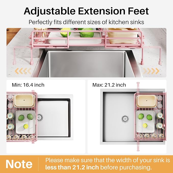 SNTD Expandable Dish Drying Rack - Image 7