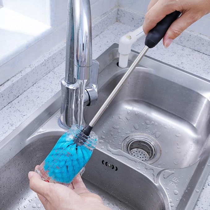 MOSOLAN Stainless Steel Water Bottle Cleaning Scrubbing Brush, 13 in-15 in | 2 - Image 9