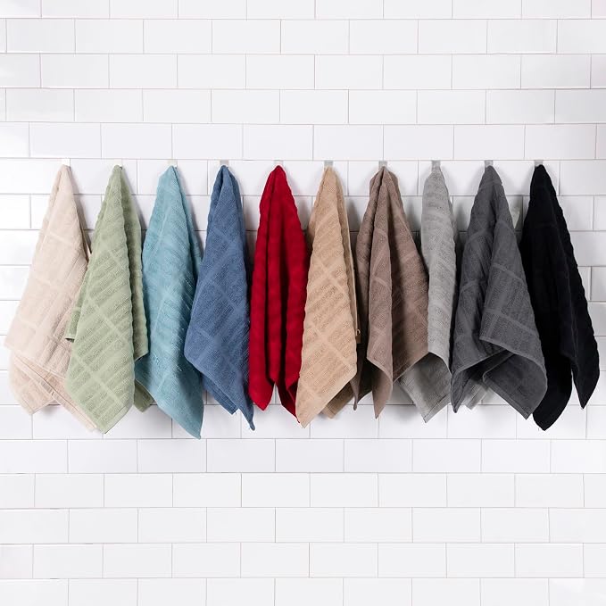 All-Clad Solid & Coordinate Kitchen Towels: Highly Absorbent, Super Soft Long - Image 7