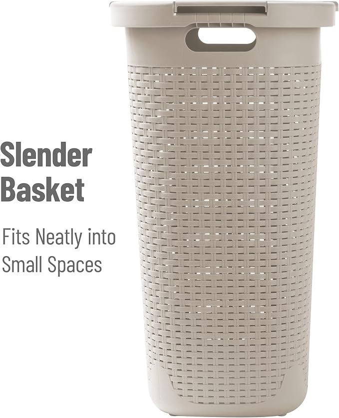 Mind Reader Tall Tapered Laundry Hamper - Image 6