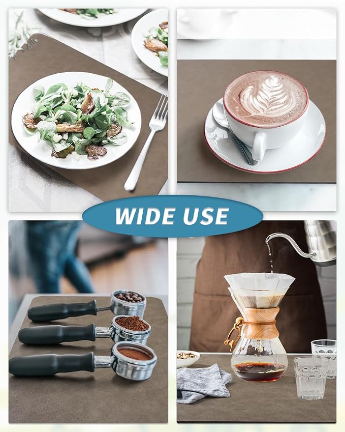 AMOAMI-Coffee Mat Hide Stain Rubber Backed Absorbent Dish Drying Mat - Image 5