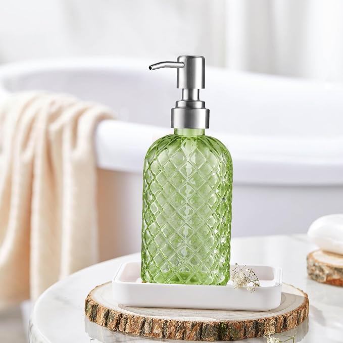Kaishun Refillable Glass Soap Dispenser - Image 6